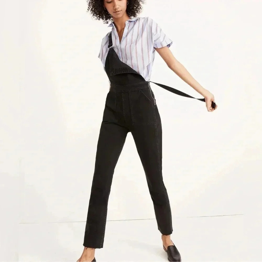 Madewell Skinny Overalls in Lunar Wash size xs